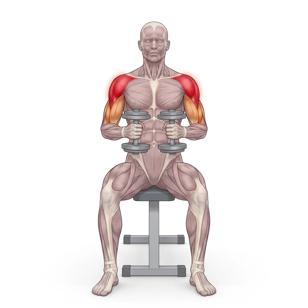 Anatomical illustration of the Arnold Press